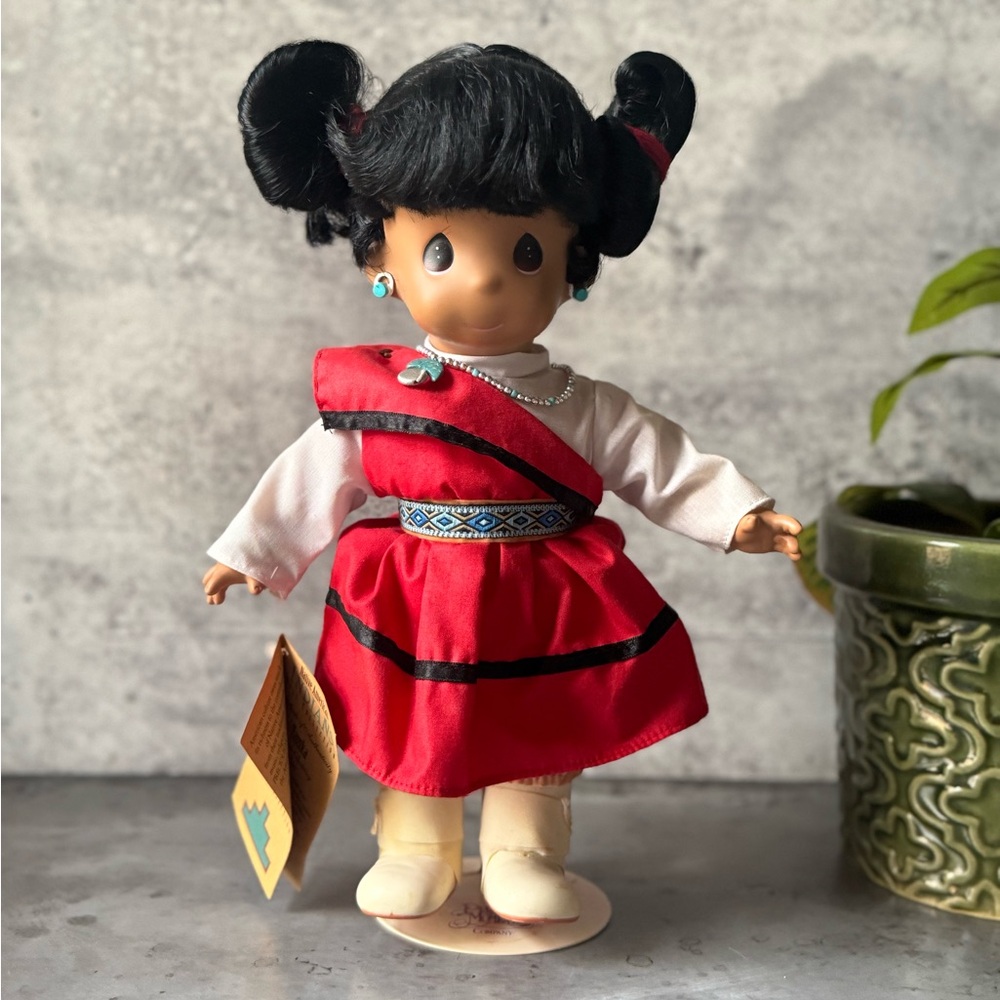 Precious Moments Native American Yamka Hopi 1994 Vintage Porcelain Doll